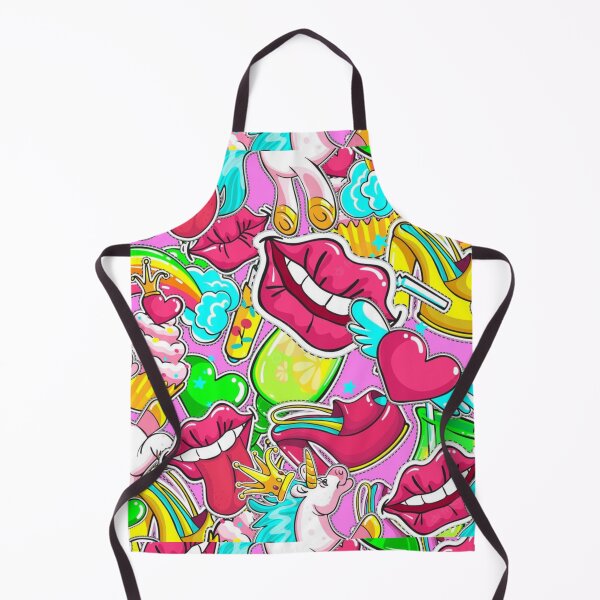 Artikelvorschau, Rote Lippen, Einhorn, Krone, Absätze, Cupcake, Diamantring, Kirschspaß entworfen und verkauft von Comfy Creations.