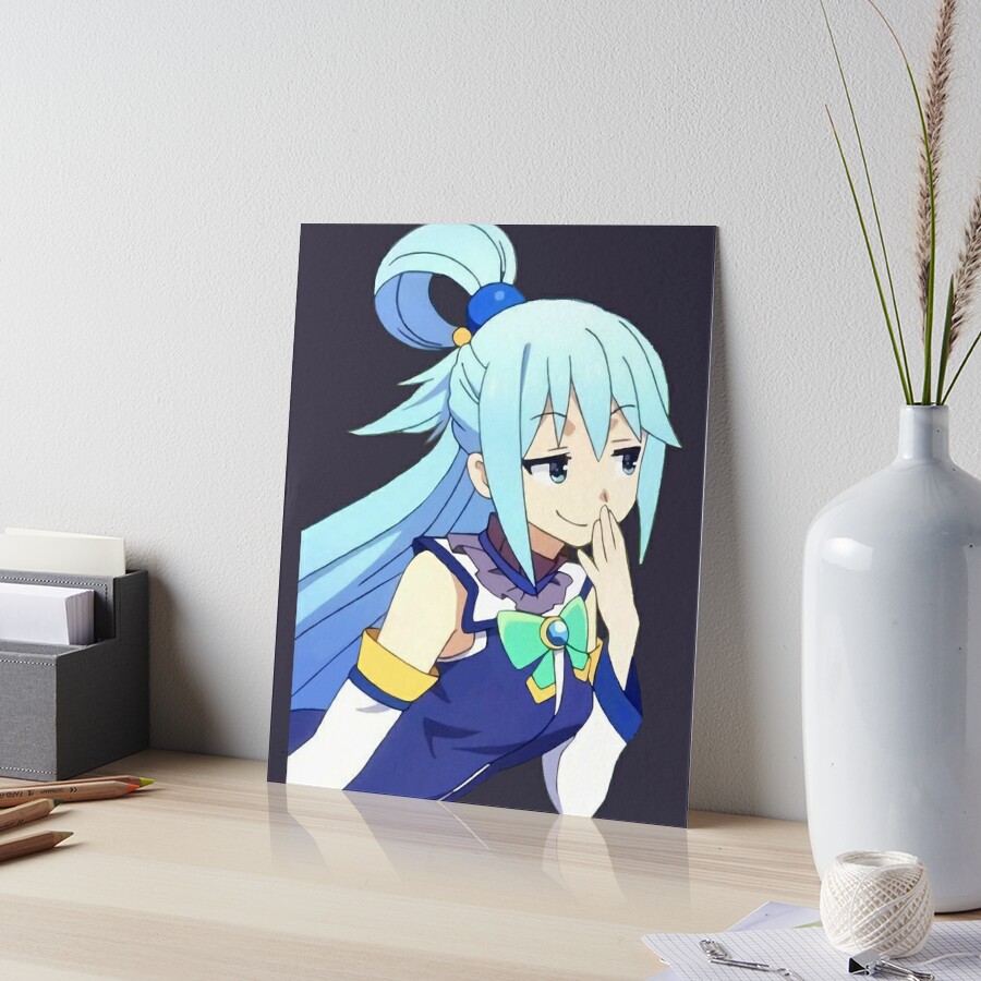 More Then Awesome Kazuma Konosuba Aqua Art Board Print for Sale