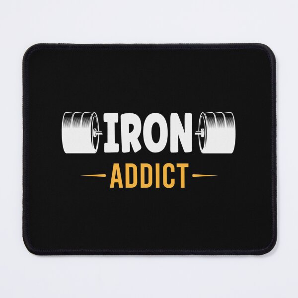Item preview, Fitness Motivation Iron Addict Pullover Hoodie designed and sold by ayeshadanaqws.