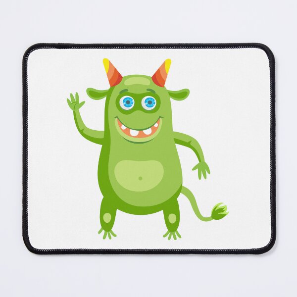 Item preview, Green satan with red horns designed and sold by thebaig.