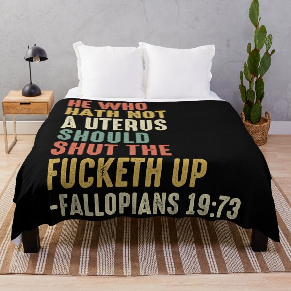 Item preview, He Who Hath No Uterus Should Stfu Pro Choice Retro Essential  designed and sold by chaibolkav.