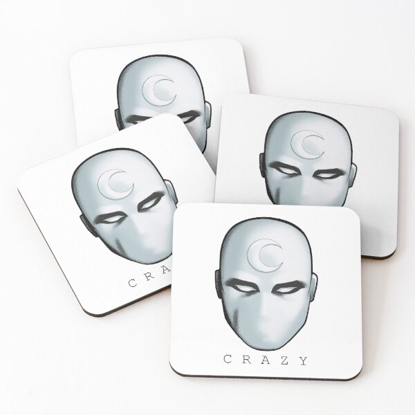 Item preview, CRAZY - Moon Knight (Mr Knight) Headshot  designed and sold by KirstixCo.