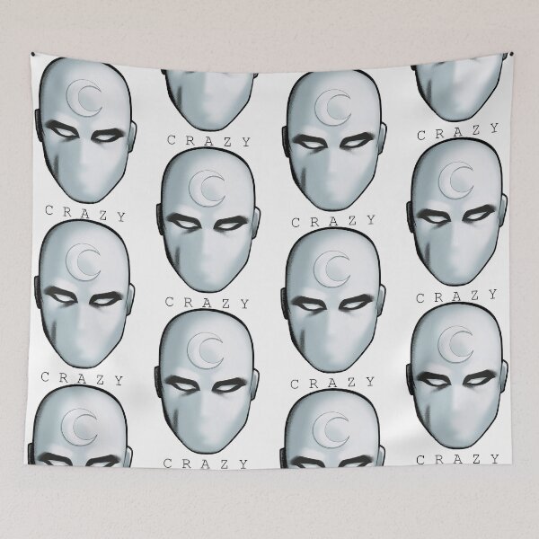 Item preview, CRAZY - Moon Knight (Mr Knight) Headshot  designed and sold by KirstixCo.