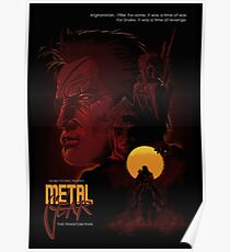 Metal Gear 80's Movie Poster Poster