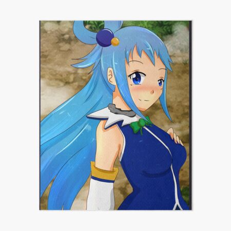 Konosuba Aqua Art Board Print for Sale by Ellenaia