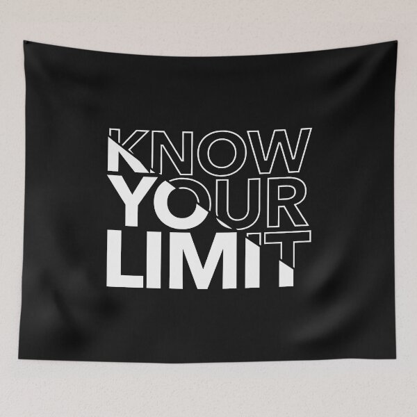 Item preview, Know Your Limit designed and sold by thilinank.