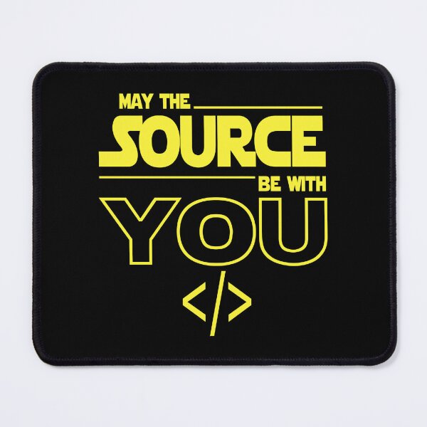 Item preview, May The Source Be With You Funny Coder designed and sold by JuxNdx.
