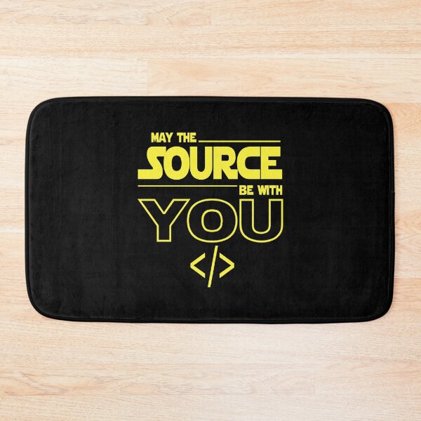 Item preview, May The Source Be With You Funny Coder designed and sold by JuxNdx.