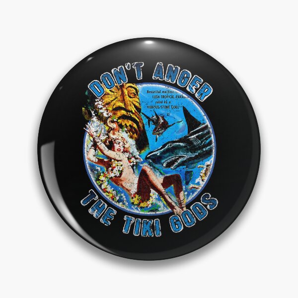 Item preview, Vintage Don_t Anger The Tiki Gods of Shark Reef  designed and sold by Zarelsno400.