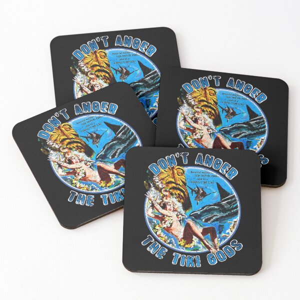 Item preview, Vintage Don_t Anger The Tiki Gods of Shark Reef  designed and sold by Zarelsno400.
