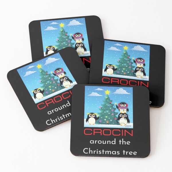 Item preview, Funny Xmas 2020 Gifts, Crocin around the Christmas tree designed and sold by JeannetteSander.