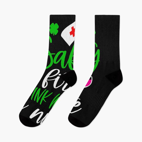 Item preview, Safety First Drink With A Nurse Shamrock St Patrick Day designed and sold by GardNewerd.