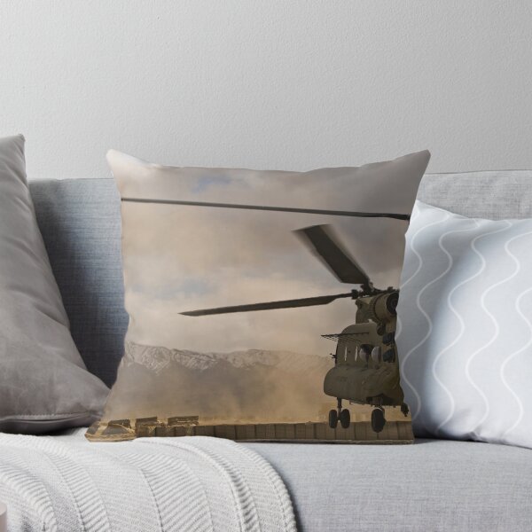 Item preview, U.S. Army CH-47 Chinook helicopters depart a military base in Afghanistan. designed and sold by StocktrekImages.