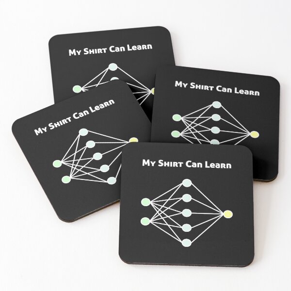 Item preview, My Shirt Can Learn Neural Network Machine Learning designed and sold by JuxNdx.