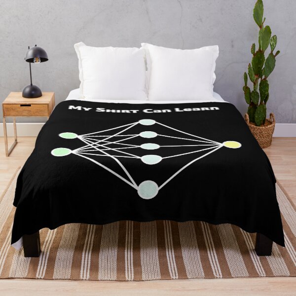 Item preview, My Shirt Can Learn Neural Network Machine Learning designed and sold by JuxNdx.