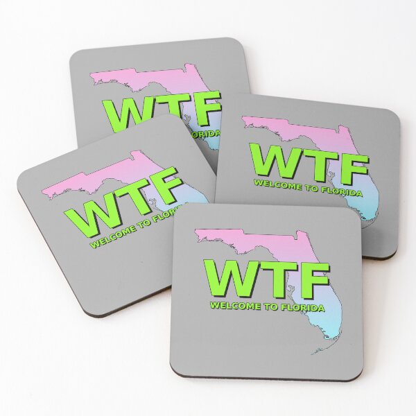 Item preview, WTF - Welcome to Florida Map designed and sold by Florida-Follies.