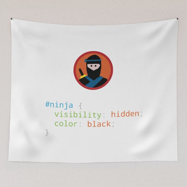 Item preview, Ninja hidden funny coder technology designed and sold by JuxNdx.