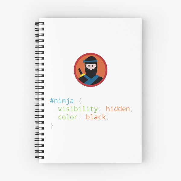 Item preview, Ninja hidden funny coder technology designed and sold by JuxNdx.