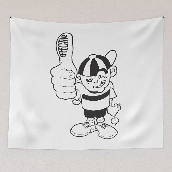 Item preview, Effective Records (Black and White Logo) designed and sold by lochlainnpartin.