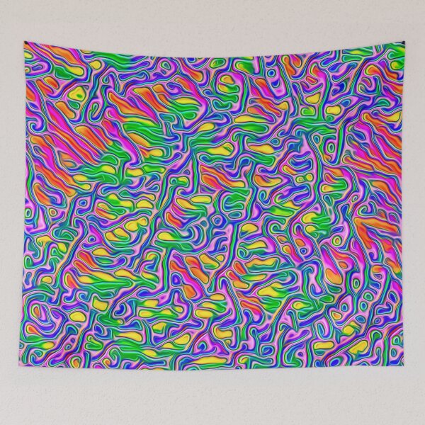 Item preview, Abstract flowers designed and sold by blackhalt.