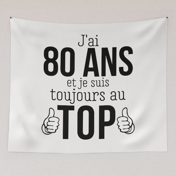 Item preview, I'm 80 years old and I'm still on top gift, humorous birthday gift designed and sold by lapolonaise.
