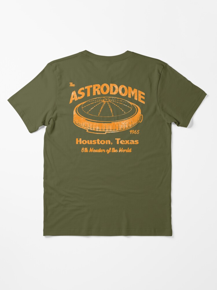 8th Wonder-Orange T Shirt 100% Cotton Astrodome Astros Baseball