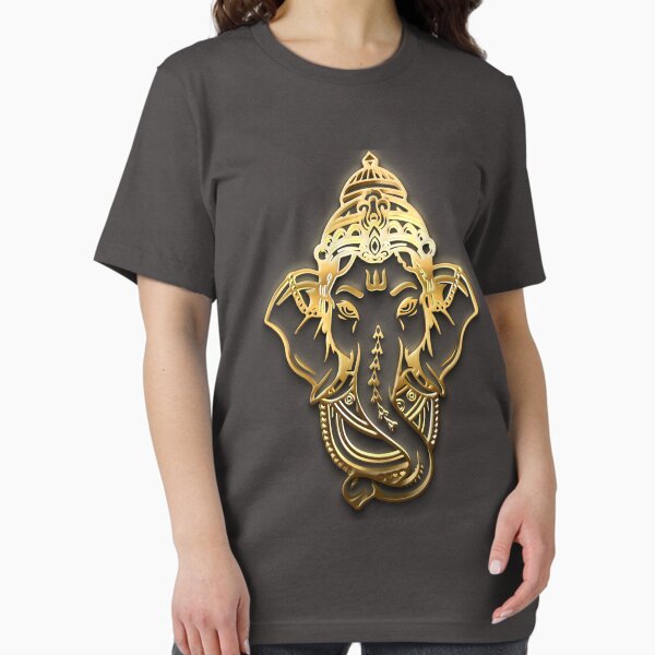 Item preview,  golden head t-shirt | lord ganesha painting  designed and sold by KARTICK DUTTA.