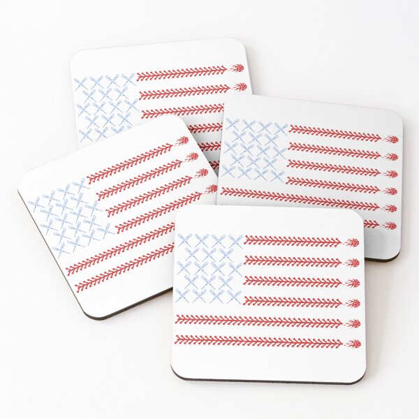 Item preview, Patriotic Baseball American Flag designed and sold by MochaMeli.