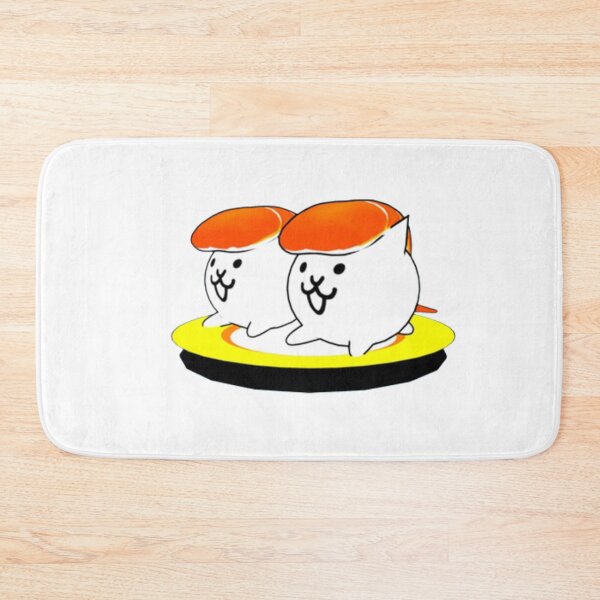 Item preview, Cute sushi Battle cats  designed and sold by Puchi Evans.