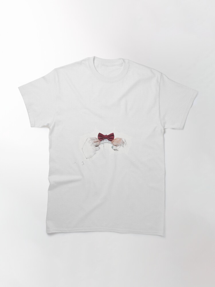 Thumbnail 3 of 7, Classic T-Shirt, Red Bow Tie designed and sold by bywhacky.