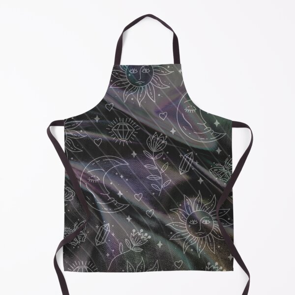 Item preview, holo black and white astrology galaxy pattern designed and sold by Beeroclock.