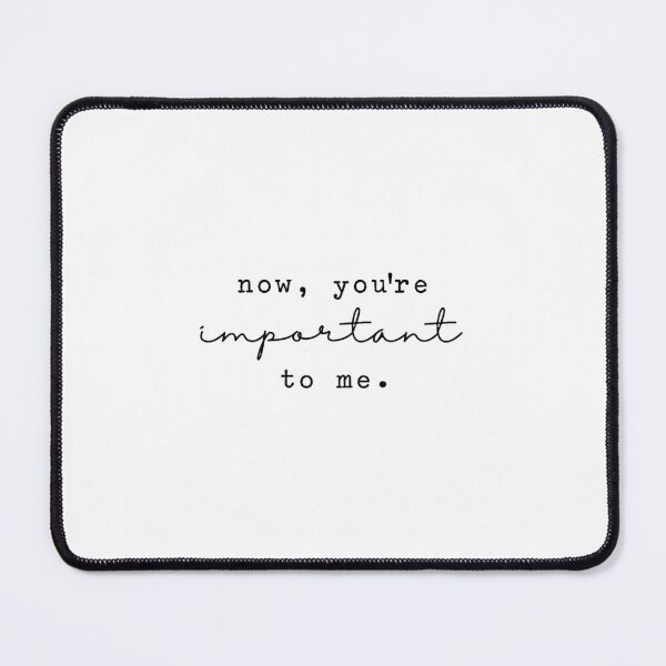 Item preview, you're important to me -- the witcher designed and sold by dauntlesgrenade.
