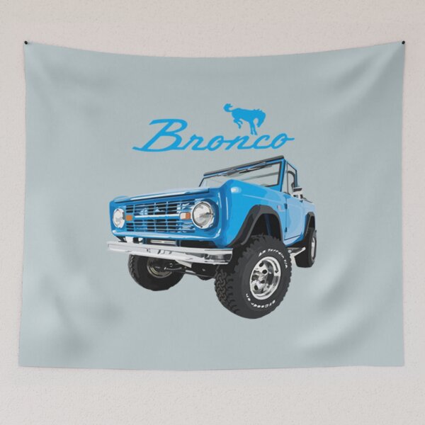 Item preview, Blue Bronco Retro Bronco designed and sold by AlfieGodfrey.