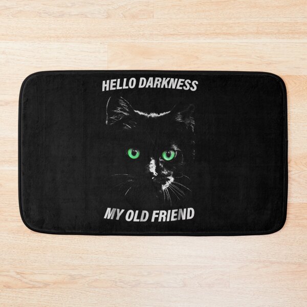Item preview, Halloween Black Cat Lover Hello Darkness My Old  Friend designed and sold by Evie-MaeWard.