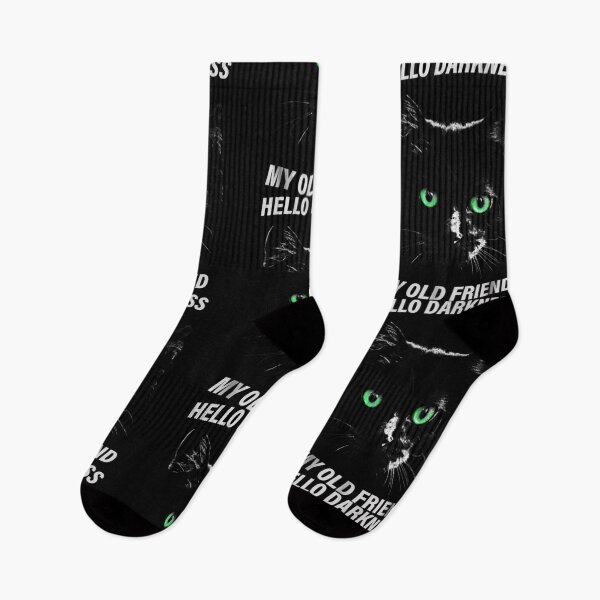 Item preview, Halloween Black Cat Lover Hello Darkness My Old  Friend designed and sold by Evie-MaeWard.