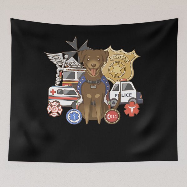 Item preview, Coco the 1st Responder Therapy K9  designed and sold by lochlainnpartin.