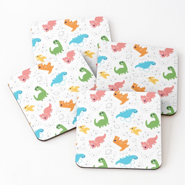 Item preview, Cute Dinosaurs In Space Rainbow Pattern designed and sold by KristyKate.