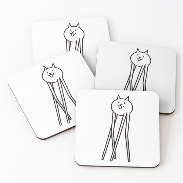 Item preview, Gross cat from battle  cats or long leg cats designed and sold by Puchi Evans.