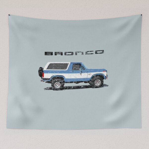 Item preview, Bronco 1986  Blue  and white designed and sold by AlfieGodfrey.