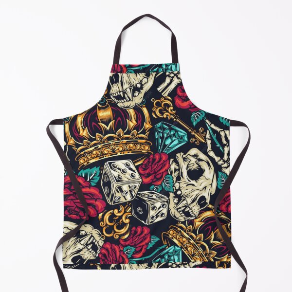 Item preview, Skull Skeleton Dice Crown Rose  designed and sold by Comfy Creations.
