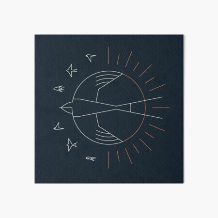 Swallow The Sun Art Board Print