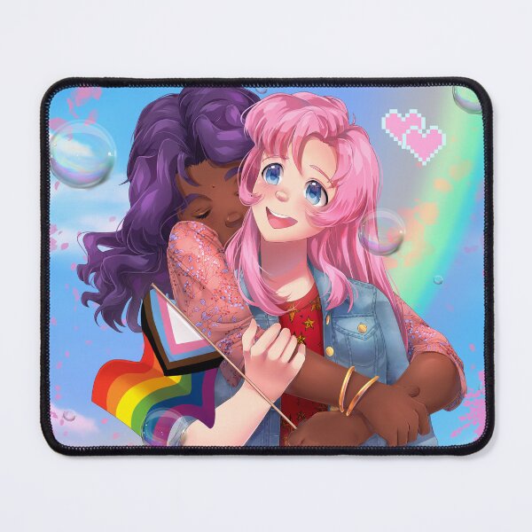 Item preview, Utena and Anthy Pride (with bg) designed and sold by Rikkarolls.