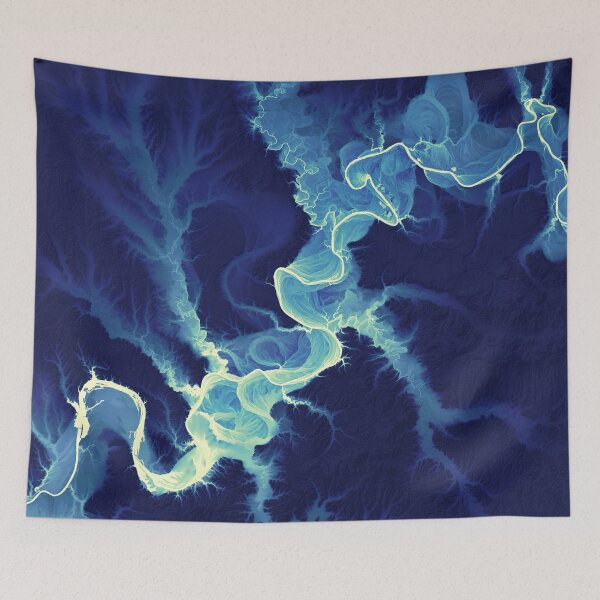 Item preview, Alabama River Blues designed and sold by GeoCoe.