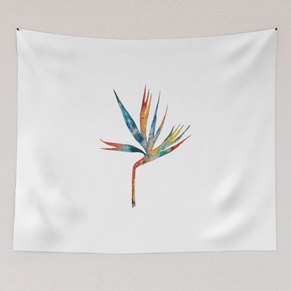 Item preview, Colourful botanical art - Bird of Paradise designed and sold by Leela's House.