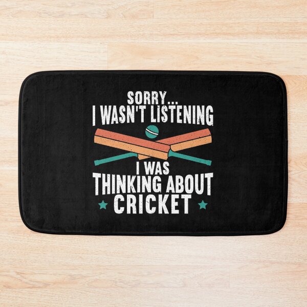 Item preview, I Was Thinking About Cricket Cricketer Sport Ball Classic T-Shirt designed and sold by felyn3gloria.