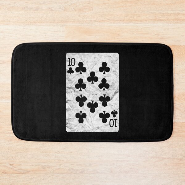 Item preview, 10 of Clubs (distressed design) designed and sold by siggyspatsky.