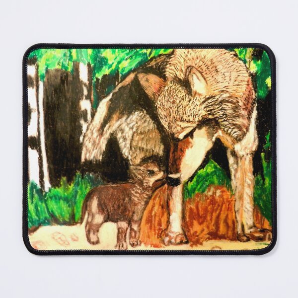 Item preview, MAMA WOLF AND CUB designed and sold by JoAnnHayden.