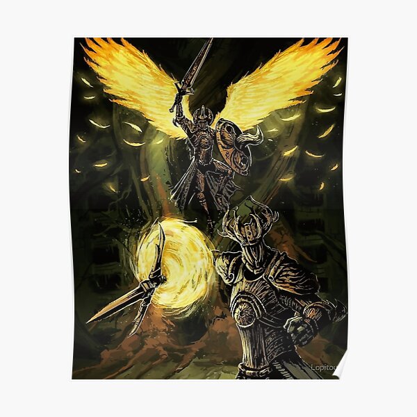 Poster Crucible Knight Ordovis Et Spear Crucible Knight Les   Poster,504x498,f8f8f8 Pad,600x600,f8f8f8 