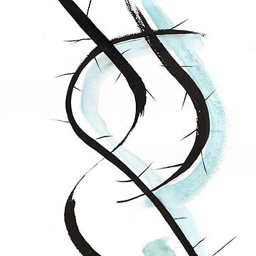 Artwork thumbnail, meditative ink drawing "introspire III" by nobelbunt