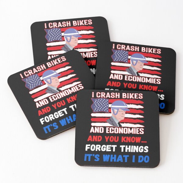 Item preview, I Crash Bikes And Economies Joe Biden designed and sold by WoodburyLake.